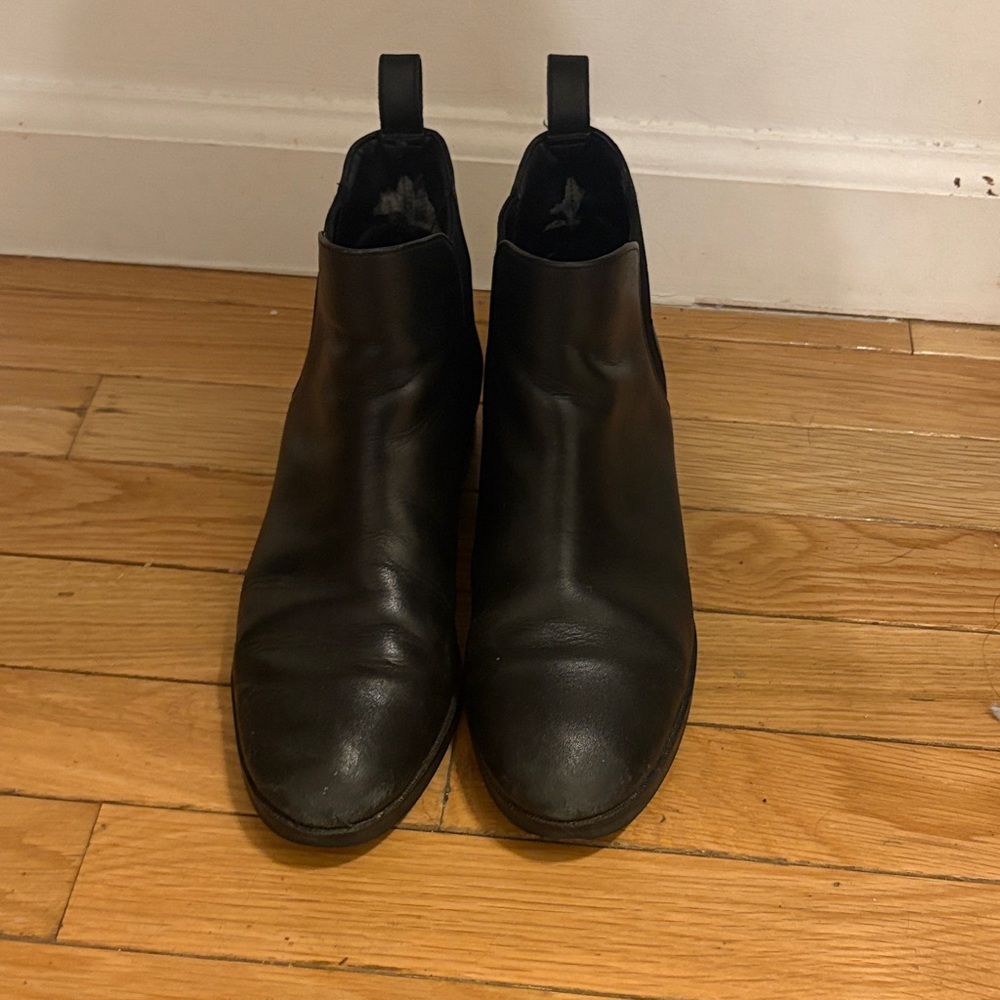 Womens Black Leather Ankle Boots - Cole Haan